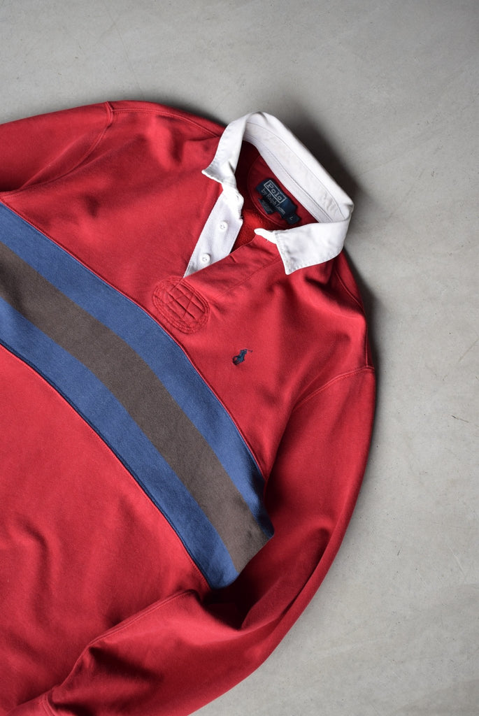 Vintage Polo Ralph Lauren Rugby Sweater (L/XL) - Retrospective Store