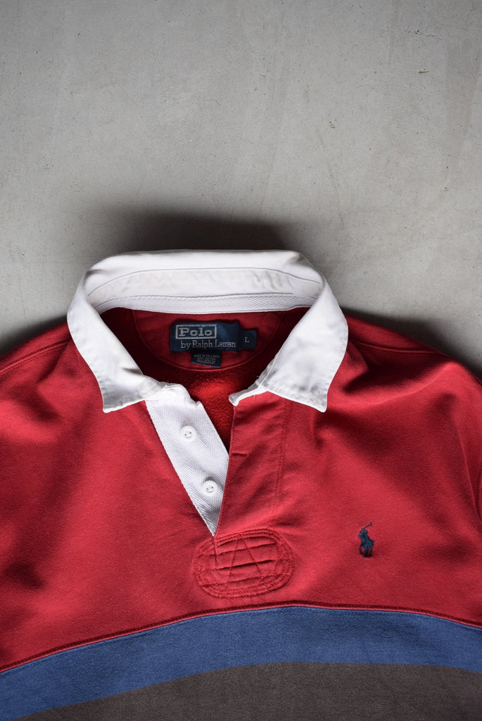 Vintage Polo Ralph Lauren Rugby Sweater (L/XL) - Retrospective Store
