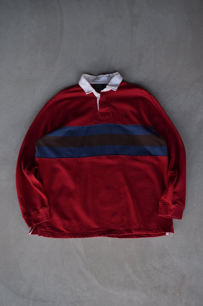 Vintage Polo Ralph Lauren Rugby Sweater (XL) - Retrospective Store