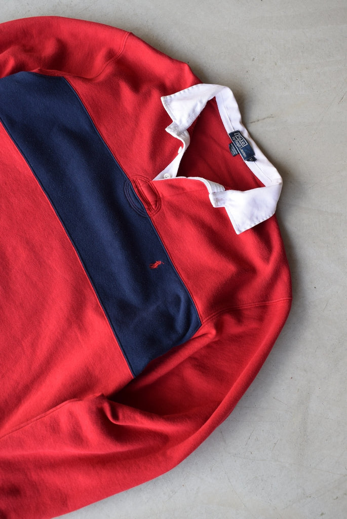 Vintage Polo Ralph Lauren Rugby Sweater (XL/XXL) - Retrospective Store