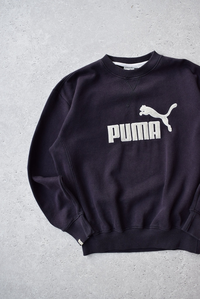 Vintage Puma Spellout Embroidered Sweater (S/M) - Retrospective Store
