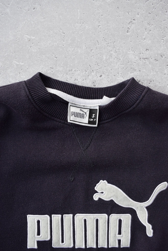 Vintage Puma Spellout Embroidered Sweater (S/M) - Retrospective Store