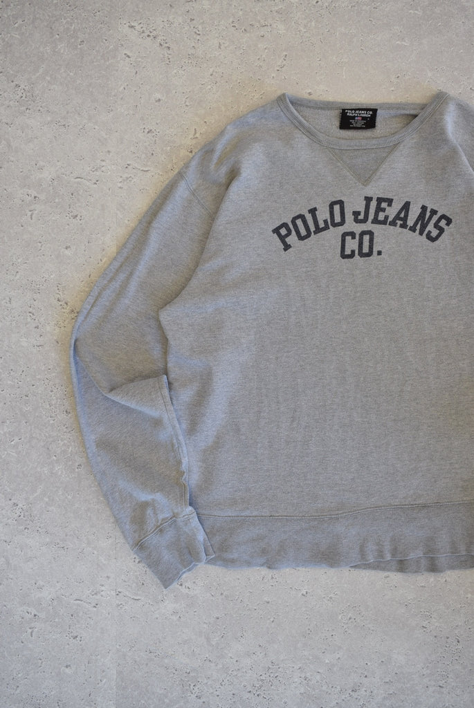 Vintage Ralph Lauren Polo Jeans Spellout Sweater (S/M) - Retrospective Store
