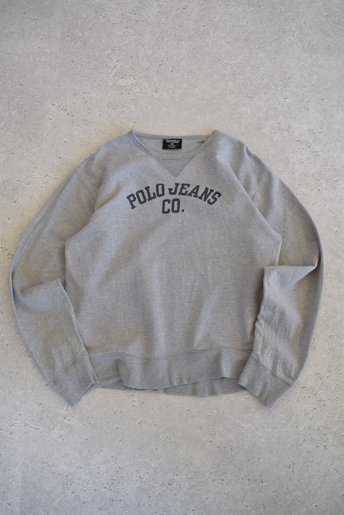 Vintage Ralph Lauren Polo Jeans Spellout Sweater (S/M) - Retrospective Store
