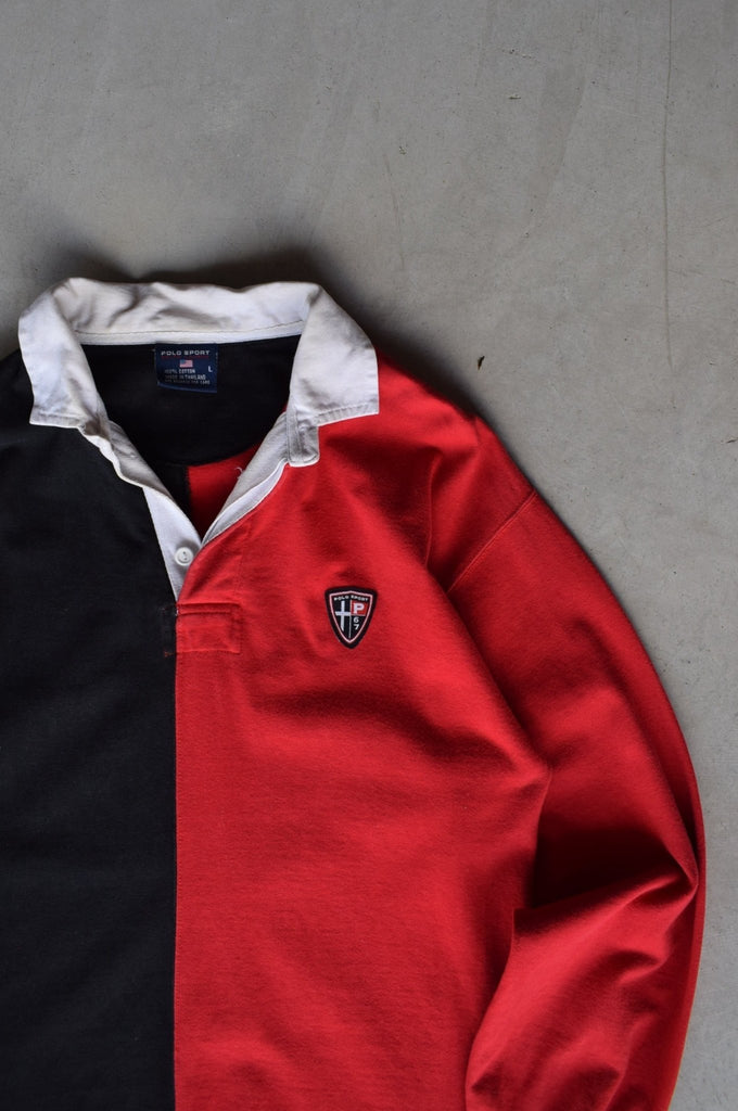 Vintage Ralph Lauren Polo Sport Rugby Polo (M) - Retrospective Store