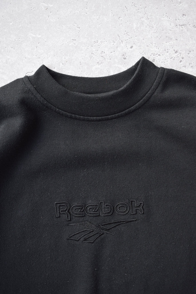 Vintage Reebok Spellout Embroidered Sweater (S) - Retrospective Store