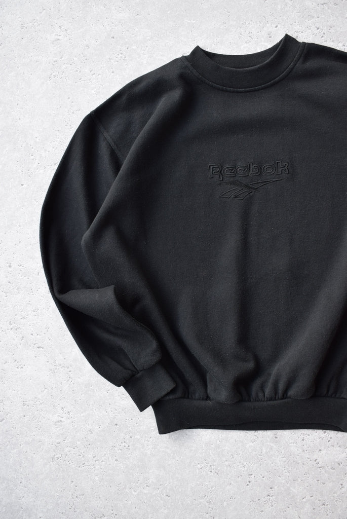 Vintage Reebok Spellout Embroidered Sweater (S) - Retrospective Store