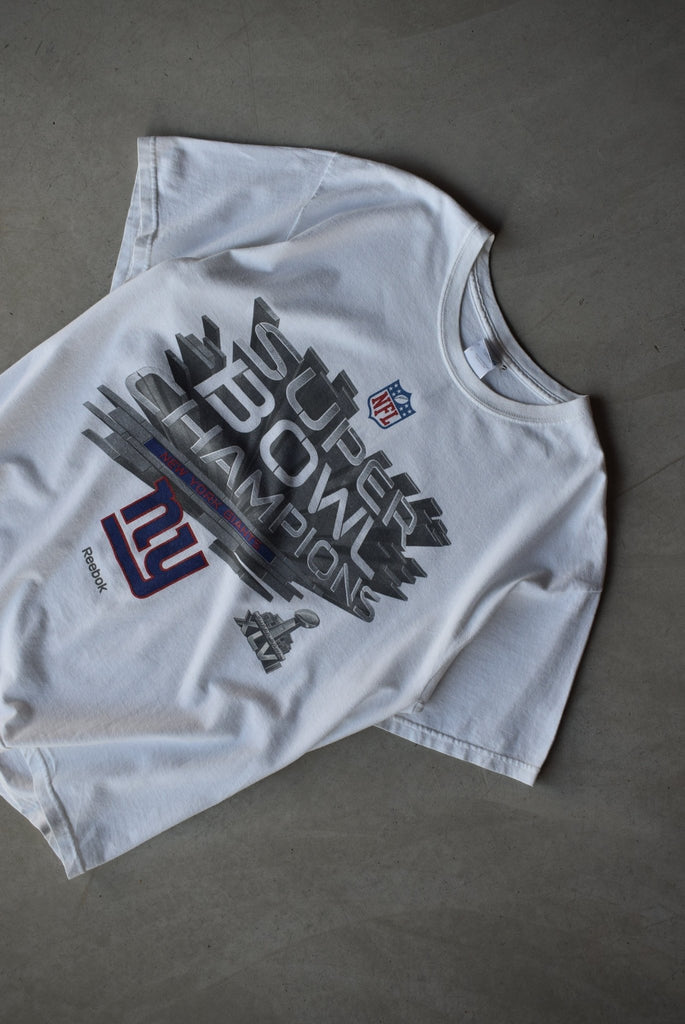 Vintage Reebok x NFL New York Giants Superbowl Champions Tee (L) - Retrospective Store