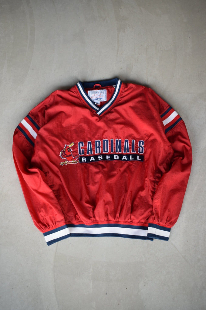 Vintage Starter x MLB St. Louis Cardinals Pullover Jacket (M) - Retrospective Store