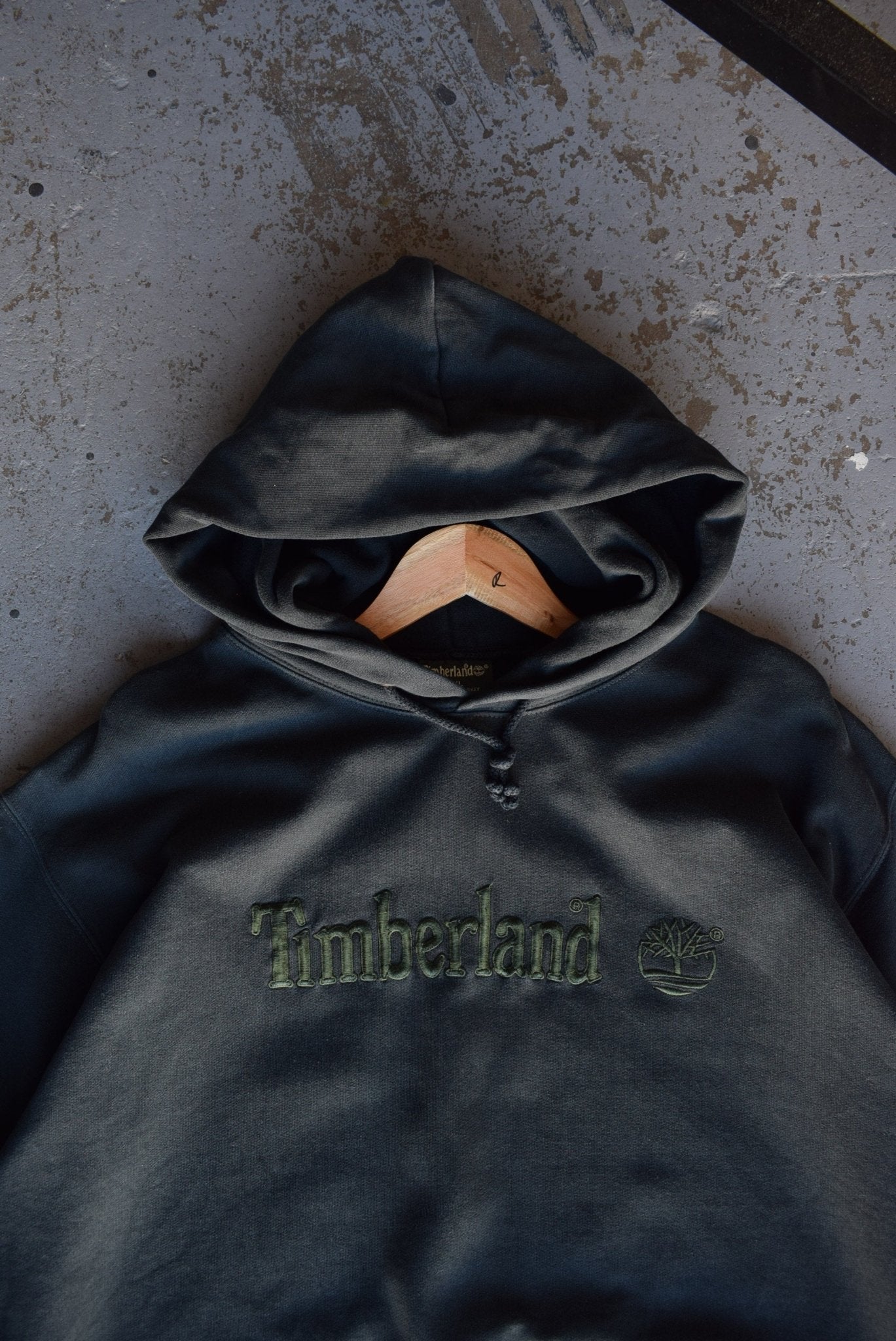 Vintage Timberland Embroidered Spellout Hoodie (XXL) - Retrospective Store