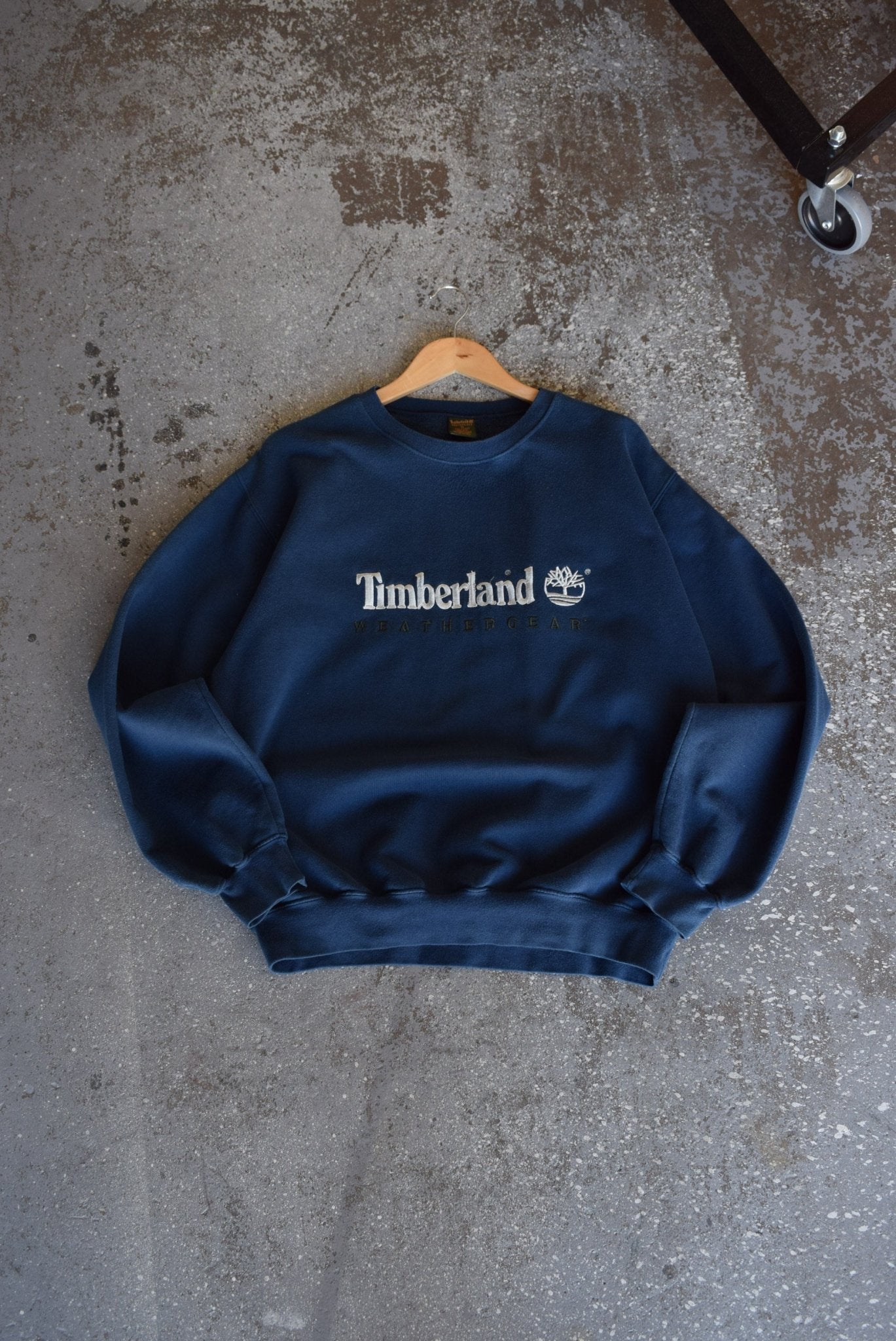 Vintage Timberland Weathergear Spellout Embroidered Crewneck M