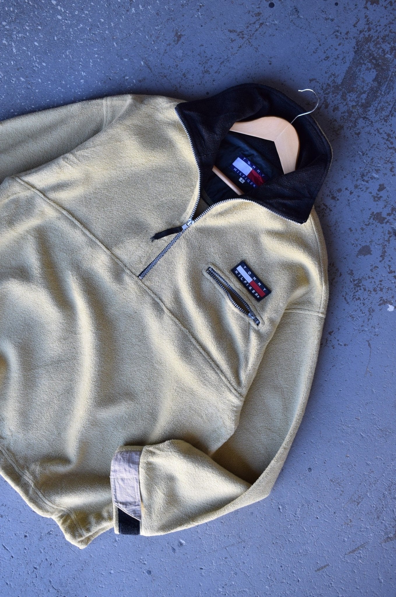 Vintage tommy hilfiger fleece store