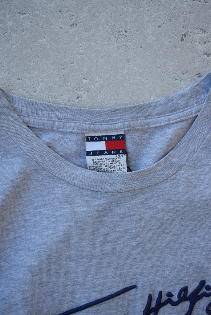 Vintage Tommy Hilfiger Jeans Embroidered Tee (XL) - Retrospective Store