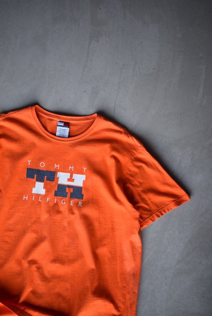 Vintage Tommy Hilfiger Spellout Tee (XL) - Retrospective Store