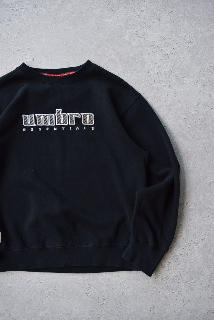Vintage Umbro Essentials Embroidered Spellout Sweater (S) - Retrospective Store