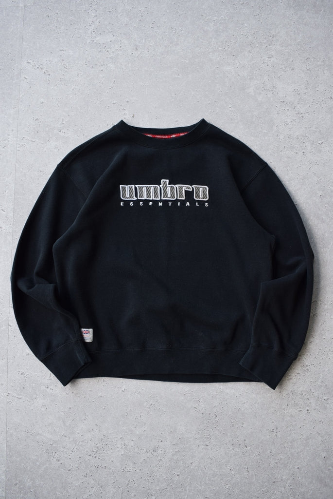 Vintage Umbro Essentials Embroidered Spellout Sweater (S) - Retrospective Store
