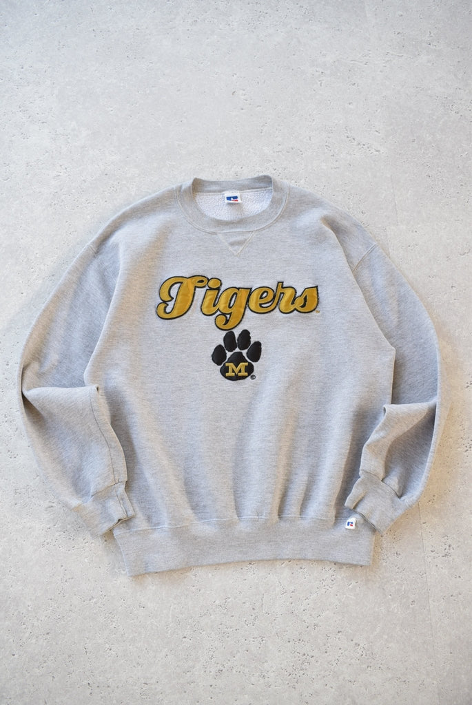 Vintage University of Missouri Tigers Embroidered Sweater (L) - Retrospective Store